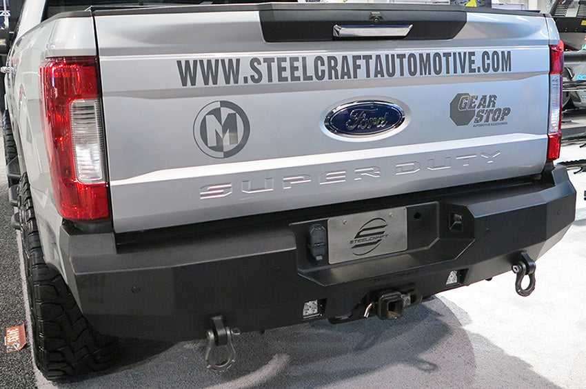 2017-2022 Ford Super Duty REAR Bumper: FORTIS Series Bumper Steelcraft   